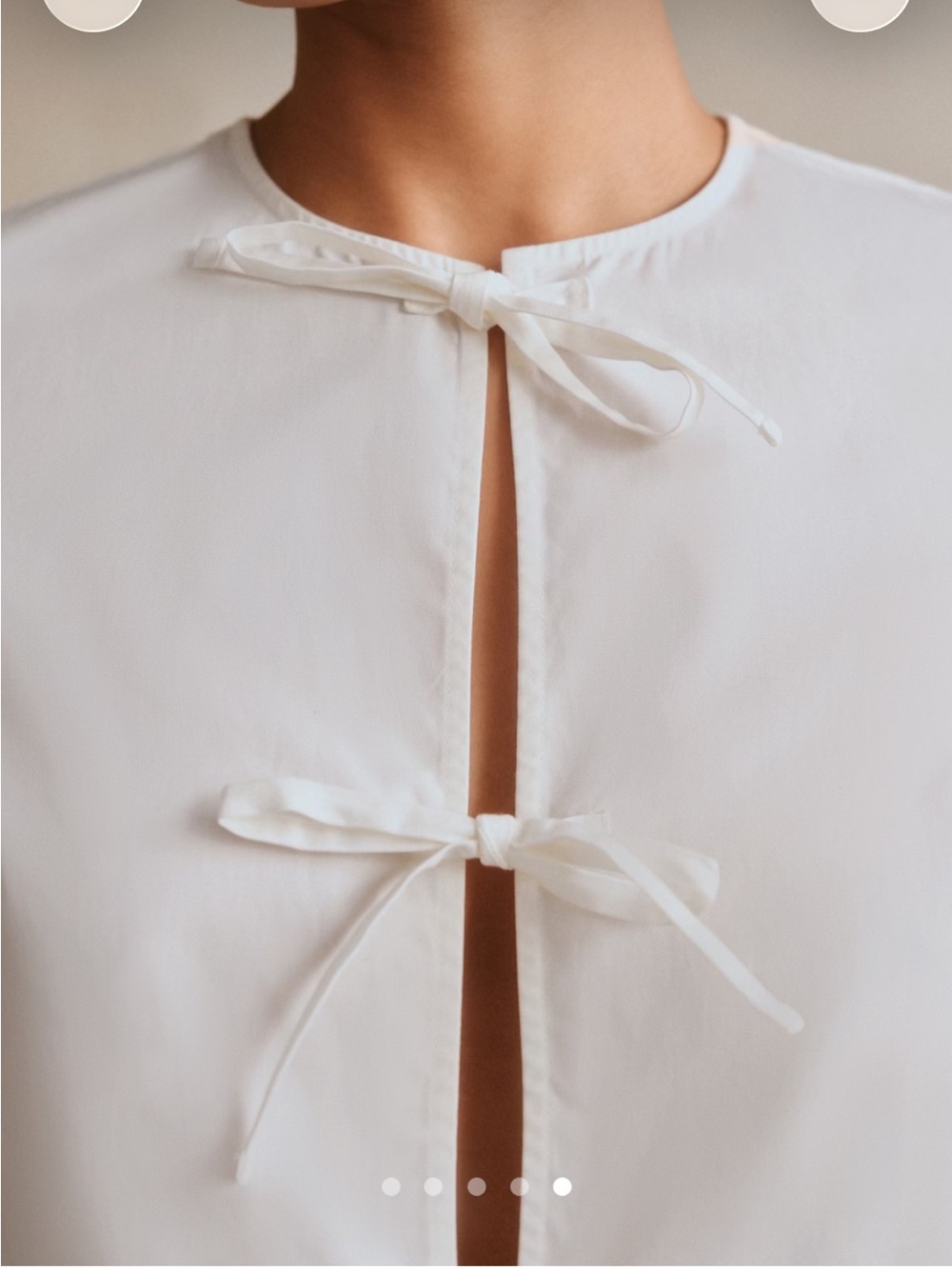 NWOT Sezane Ileana Blouse - Picture 5 of 7